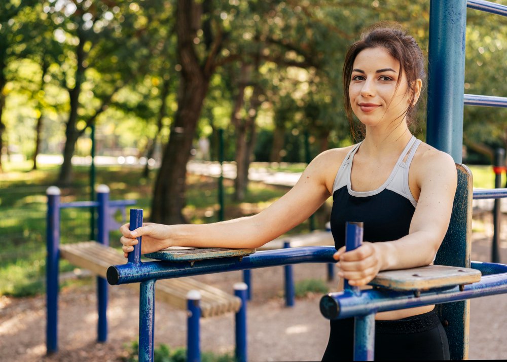 Mantenimiento de parques infantiles y gimnasios al aire libre en San Gil
