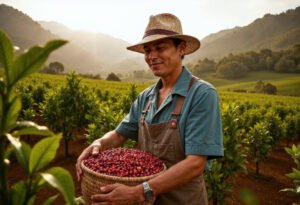 relevo generacional caficultura Santander con jóvenes productores